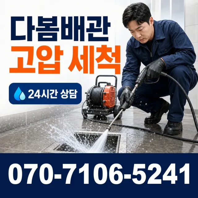 충남 서산시 음암면 서해로 하수구막힘뚫기 상담 이미지 4